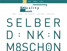 Tablet Screenshot of equality-consulting.ch
